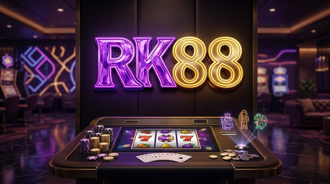 Tampilan dasbor ulasan RK88 dengan ringkasan data dan sorotan hadiah pemain baru