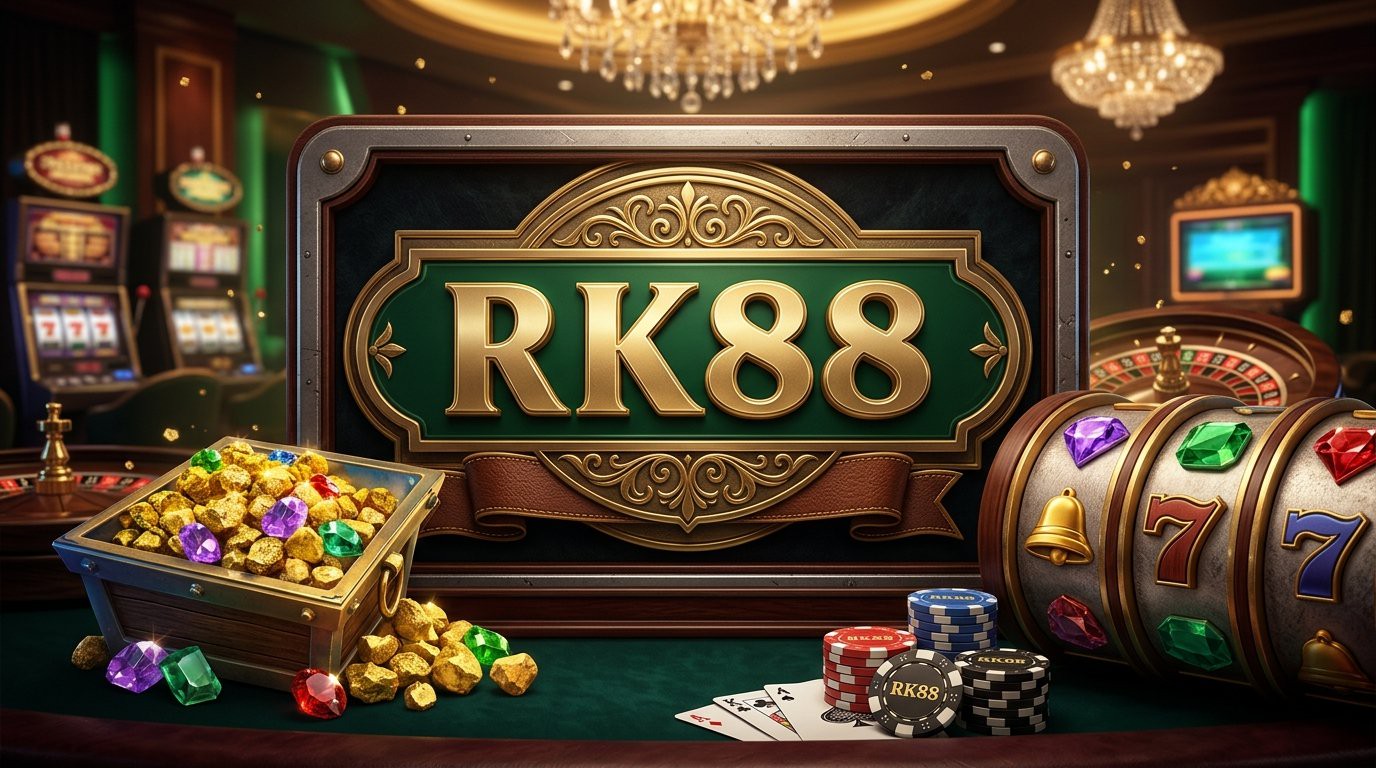 Kartu hadiah absen harian dan keistimewaan level VIP di halaman RK88